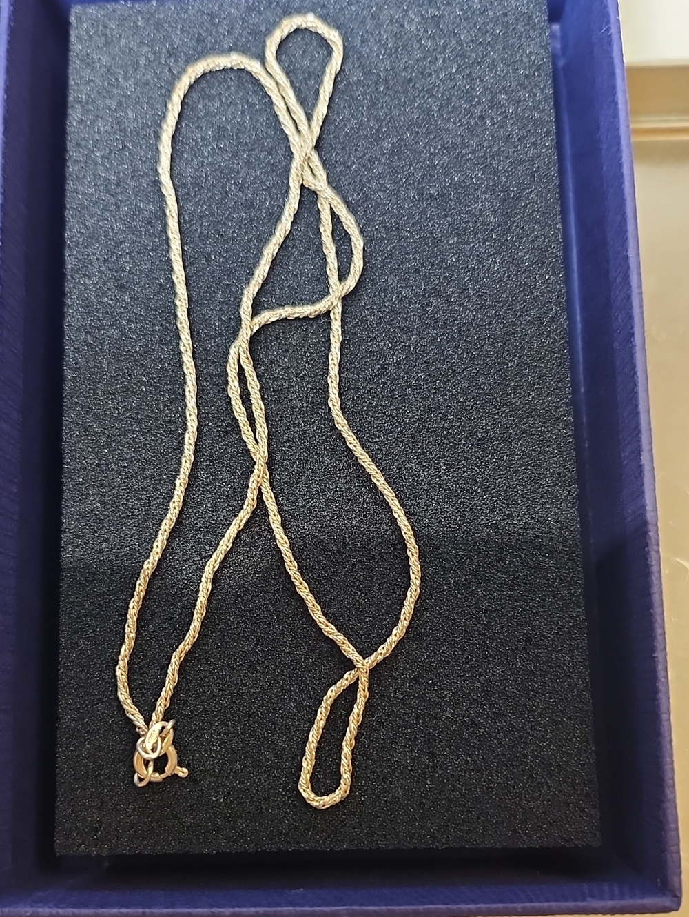 925 Silver Rope Chain Necklace - Women's Jewelry 20.5" 925 TO8 Italy Stamped